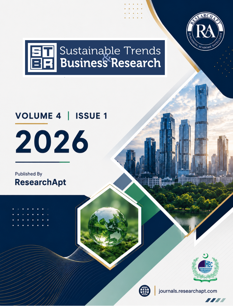 					View Vol. 4 No. 1 (2026): Sustainable Trends and Business Research
				